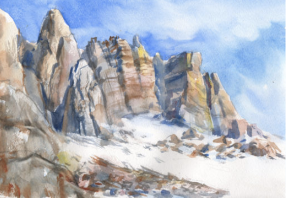 Рисуем камни и скалы акварелью - Трушникова (2016)_0.png